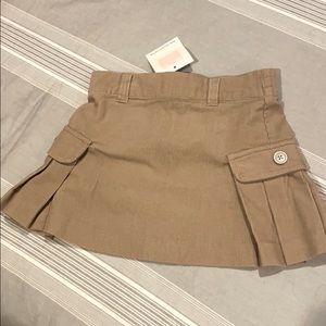 Toddler Girls Khaki Corduroy Skirt (2T) - NWT